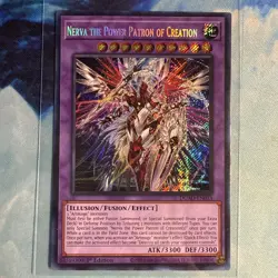 Yugioh! Nerva the Power Patron of Creation DUAD-EN033 Secret Rare 1st Ed NM - Image 1