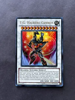 Yugioh T.G. Halberd Cannon EXVC-EN043 Extreme Victory Ultra Rare Synchro 4000/4… - Image 2
