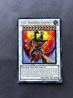 Yugioh T.G. Halberd Cannon EXVC-EN043 Extreme Victory Ultra Rare Synchro 4000/4… - Image 3