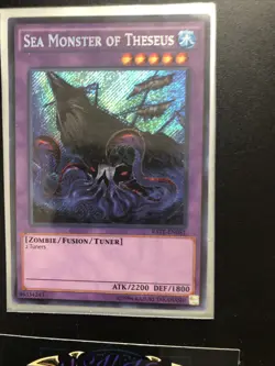 Yugioh Sea Monster of Theseus RATE-EN081 Raging Tempest NM - Image 1