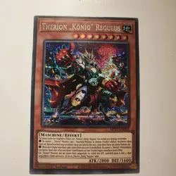 Yu-Gi-Oh! Therion Konig“ Regulus. MP23-DE063 Secret Rare Near Mint 1 Auflage DE - Image 1