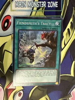 Fiendsmith's Tract Prismatic Secret Rare MP25-EN093 2025 1st Edition Yugioh! - Image 1