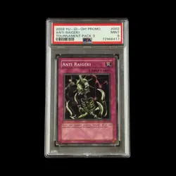 Yu-Gi-Oh! Slab Anti Raigeki TP3-002 PSA 9 Mint 2003 - Image 1