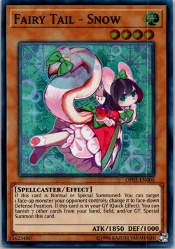 Yugioh Fairy Tail - Snow OP05-EN005 Super Rare NM - Image 1