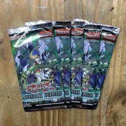 5 Booster Pack Bulk Lot Yu-Gi-Oh Legendary Duelists Synchro Storm 1st From Box - Image 1