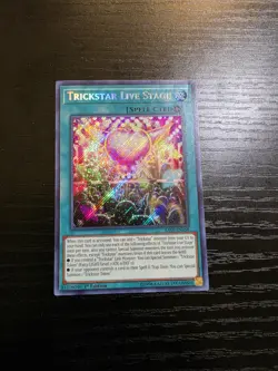 Yugioh Trickstar Live Stage SAST-EN058 Secret Rare 1st Ed NM - Image 1