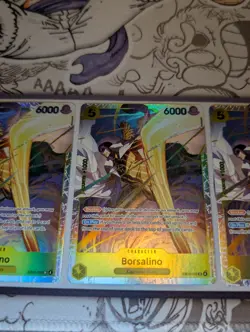 3x Borsalino SR OP15-058 Super Rare One Piece TCG Adventure on Kami's Island - Image 4