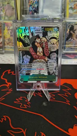 One Piece TCG - Dracule Mihawk - Manga - OP14-119 The Azure Sea's Seven - MiNT - Image 1