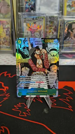One Piece TCG - Dracule Mihawk - Manga - OP14-119 The Azure Sea's Seven - MiNT - Image 2