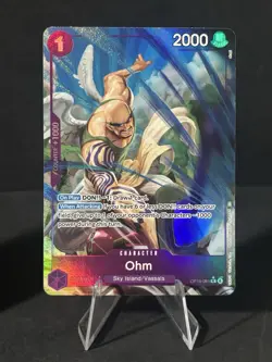 Bandai One Piece Ohm Character OP15-061 Rare Alt Art Holo English 2000 - Image 1