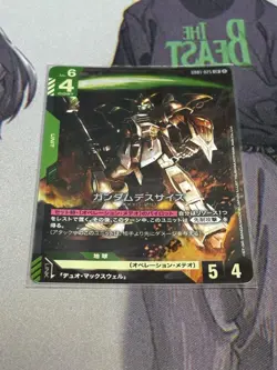 Gundam Deathscythe LR GD01 Newtype Rising Trading Card Playable - Image 1