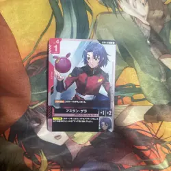Gundam Trading Card Asran Zala Shop Battle Promo Play Use - Image 1