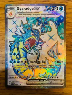 NEAR MINT! Gyarados ex (225/198) S&V Base Set Full Art Rare Pokemon Card! - Image 1