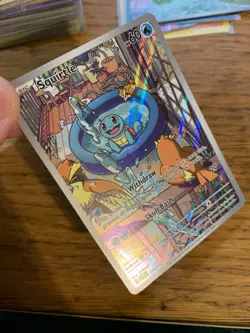 NM! Squirtle (148/142) Stellar Crown Illustration Rare Pokemon Card! FAST P&P! - Image 3