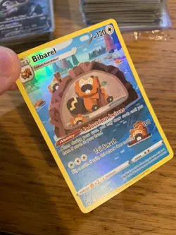 NEAR MINT! Bibarel GG25/GG70 Crown Zenith Galarian Gallery Pokemon Card! - Image 3