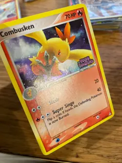 NM! Combusken (39/110) EX Holon Phantoms Stamped Reverse Holo Pokemon Card! - Image 3