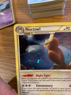 LP! Noctowl (8/123) HeartGold SoulSilver Holo Rare Pokemon Card! FAST P&P! - Image 3