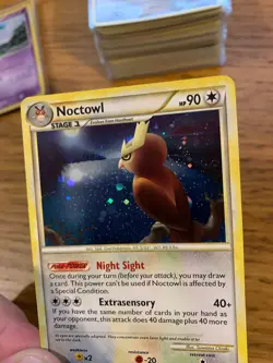 LP! Noctowl (8/123) HeartGold SoulSilver Holo Rare Pokemon Card! FAST P&P! - Image 4