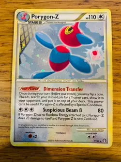 NM! Porygon-Z (7/102) HeartGold SoulSilver Triumphant Holo Rare Pokemon Card! - Image 1