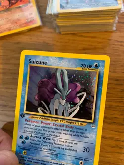 NEAR MINT! 1st Edition Suicune (14/64) Holo Neo Revelation Pokemon Card! - Image 4