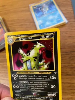 NEAR MINT! 1st Edition Tyranitar (12/75) Holo Neo Discovery Pokemon Card! - Image 4