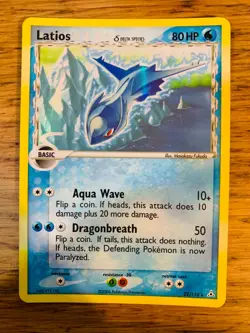 LP! Latios (22/110) EX Holon Phantoms Delta Species Holo Rare Pokemon Card! - Image 1