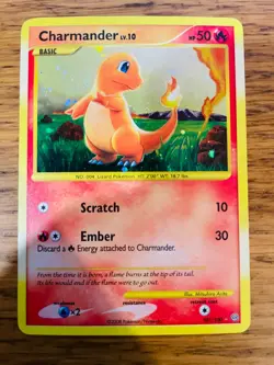 NM! Charmander (101/100) D&P Stormfront Holo Secret Rare Pokemon Card! FAST P&P! - Image 1