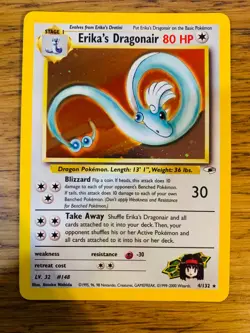 Erika's Dragonair (4/132) Holo Gym Heroes Promo Pokemon Card! FREE P&P! - Image 1