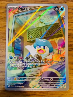 NM! Quaxly (206/193) Paldea Evolved Illustration Rare Pokemon Card! - Image 1