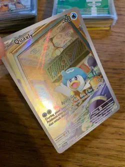 NM! Quaxly (206/193) Paldea Evolved Illustration Rare Pokemon Card! - Image 3