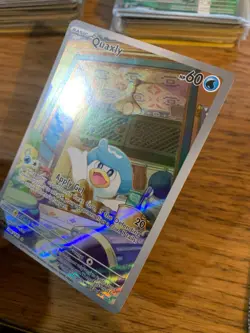 NM! Quaxly (206/193) Paldea Evolved Illustration Rare Pokemon Card! - Image 4