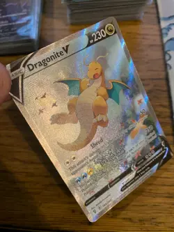 NM! Dragonite V (192/203) Evolving Skies Alt Art Ultra Rare Pokemon Card! - Image 3