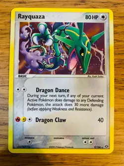 NM! Rayquaza (9/106) EX Emerald Holo Rare Pokemon Card! FAST & FREE P&P! - Image 1