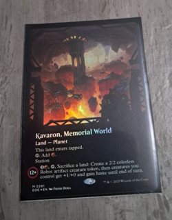 Magic MTG Kavaron, Memorial World (Borderless) Edge of Eternities 0281 Foil - Image 1