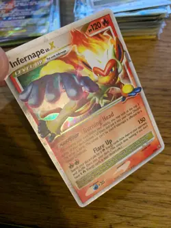 NM! Infernape LV.X DP10 Diamond & Pearl Black Star Promo Holo Pokemon Card! - Image 3