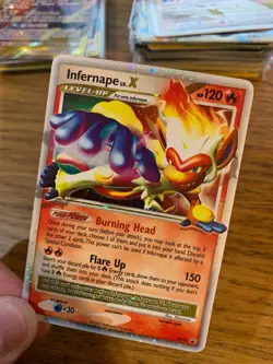 NM! Infernape LV.X DP10 Diamond & Pearl Black Star Promo Holo Pokemon Card! - Image 4