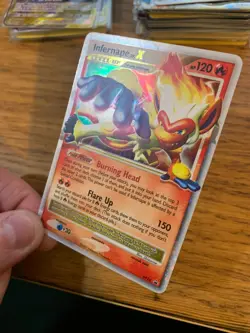 NM! Infernape LV.X DP10 Diamond & Pearl Black Star Promo Holo Pokemon Card! - Image 5