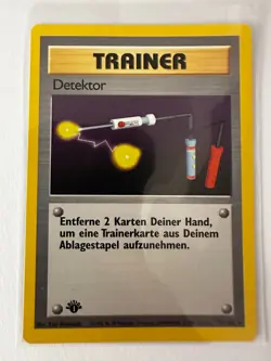 Pokemon Detektor 74/102 Basis Set 1. Edition Deutsch 1999 Rare - Image 1