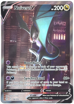 Pokemon Noivern V Evolving Skies 196/203 Alternate Art TCG - Image 1