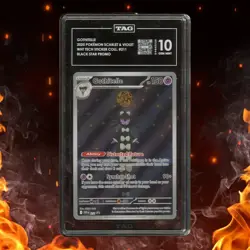 Pokemon White Tech Sticker Collection GOTHITELLE #211 Black Star Promo TAG 10 - Image 1