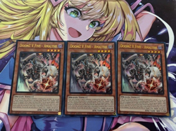 Yugioh 3x DoomZ V Five - Amalthe Ultra Rare DOOD-EN009 Doom of Dimensions 1st NM - Image 1