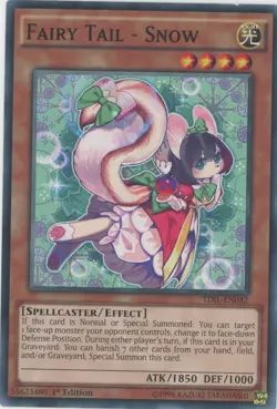 Yugioh Fairy Tail - Snow TDIL-EN042 Common 1st Edition NM - Image 1