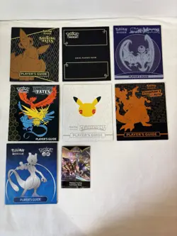 7 × Sword & Shield Pokemon ETB Player’s Guide Lot Trading Card Game Guides - Image 1