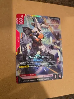 Gundam Kyrios - Gundam - Phantom Aria - Card #GD04-034 - Legend Rare (LR) - NM - Image 2