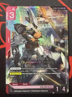 Gundam Kyrios (GD04-034) [LR Foil] (NM) - Gundam Card Game - Phantom Aria (ENG) - Image 1