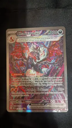 Pokemon TCG Charizard EX Holo Card Paldean Fates 234/091 SV - Image 1