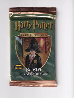 Harry Potter 2001 Wizards of the Coast Trading Card Game Booster Pack - Image 1