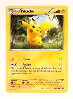 Pikachu - 48/162 - XY BREAKthrough - English - Near Mint - Pokemon Card_103 - Image 1