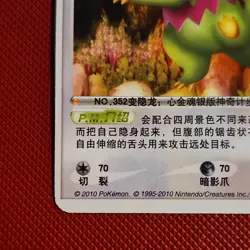 Pokemon Kecleon 40/512 TCG Pokemon Card Chinese 2010 Nintendo/Game Freak - Image 5