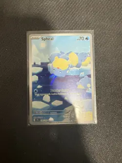 Pokemon Card Surging Sparks - Spheal 199/191 Illustration Rare Holo - Image 1